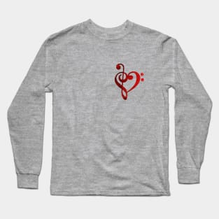 Music Heart Long Sleeve T-Shirt